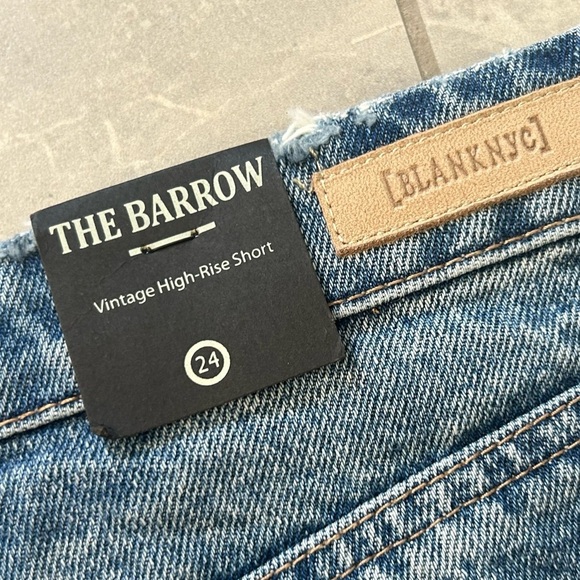 NWT BLANKNYC The Barrow High Waist Embellished Cutoff Denim Shorts - Picture 5 of 9